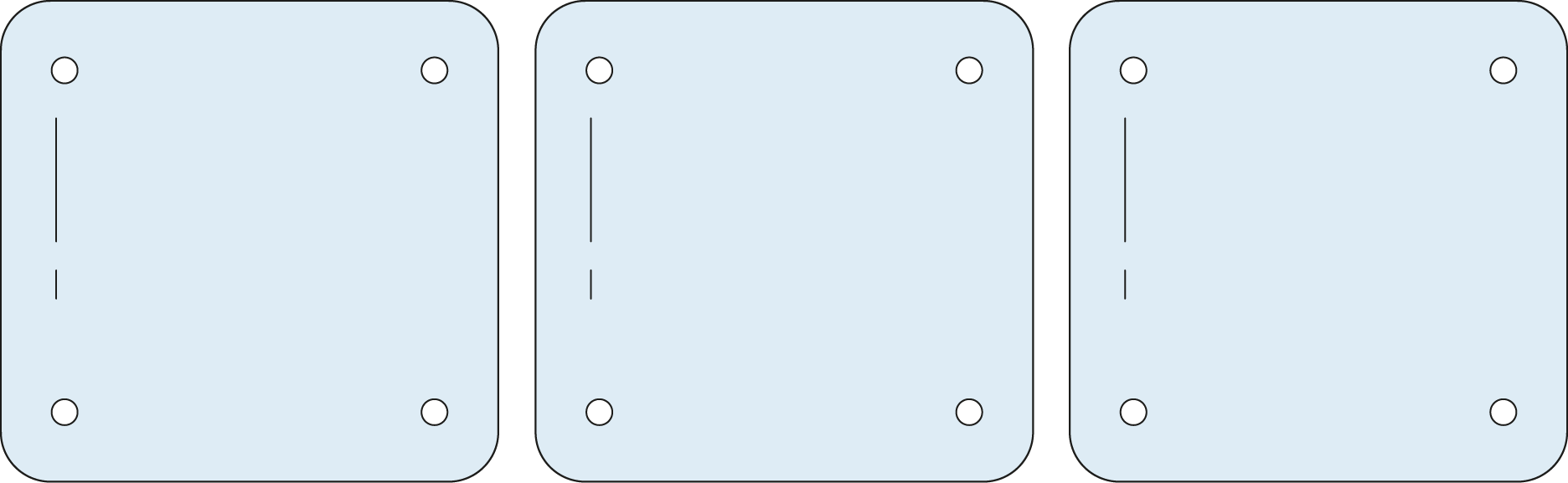 Frameless panel solar